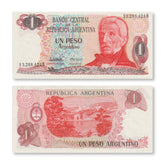 Argentina 1 Peso Argentino, 1984, B364b, P311a, UNC - Robert's World Money - World Banknotes