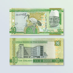 Gambia 10 Dalasis, 2015, B230a, P32, UNC