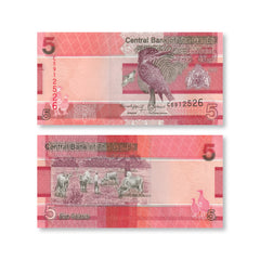 Gambia Full Set: 5–200 Dalasis, 2023, UNC