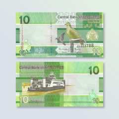 Gambia 10 Dalasis, 2023, B236c, UNC