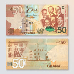 Ghana 50 Cedis, 2016, B151d, P42d, UNC