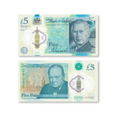 Great Britain 5 Pounds, King Charles III, 2023 (2024), B207a, UNC