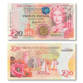 Guernsey 20 Pounds, 2018, 100th WWI Commemorative, B168a, UNC
