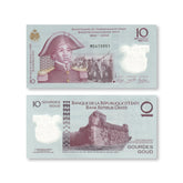 Haiti 10 Gourdes, 2013, B851a, P279, UNC - Robert's World Money - World Banknotes