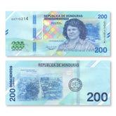 Honduras 200 Lempiras, 2023 (2026), Intl Women's Day, B358a, UNC