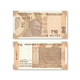 India 10 Rupees, 2023, B298g1, P109, UNC