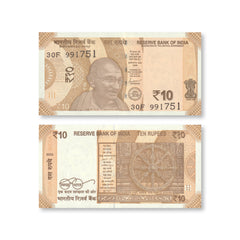 India 10 Rupees, 2023, B298g1, P109, UNC