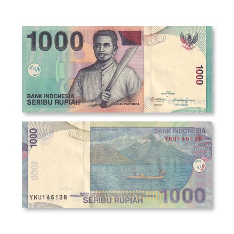 Indonesia 1000 Rupiah, 2013/2000, B597m, P141m, UNC
