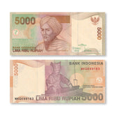 Indonesia 5000 Rupiah, 2013/2001, B599m, P142m, UNC - Robert's World Money - World Banknotes