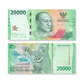 Indonesia 20000 Rupiah, 2022, B621a, UNC - Robert's World Money - World Banknotes