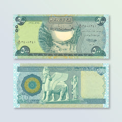 Iraq 500 Dinars, 2018, B359a, PNL, UNC