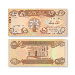 Iraq 1000 Dinars, 2018, B360a, UNC