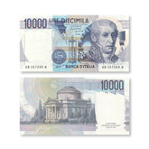 Italy 10,000 Lire, 1984, B462b, P112b, UNC