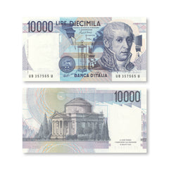 Italy 10,000 Lire, 1984, B462b, P112b, UNC
