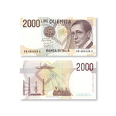 Italy 2000 Lire, 1990, B466a, P115, UNC