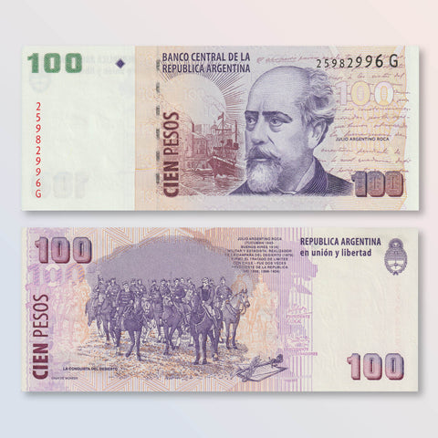 Argentina 100 Pesos, 2005, B410b, P357a, UNC - Robert's World Money - World Banknotes
