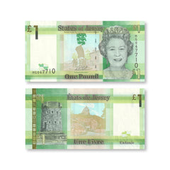 Jersey 1 Pound, 2018, B127b, P32b, UNC