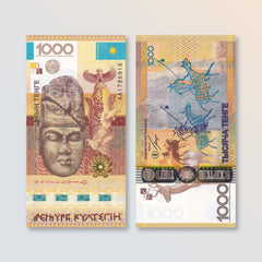 Kazakhstan 1000 Tenge, 2013, B144a, P44, IBNS Banknote of the Year 2013, UNC