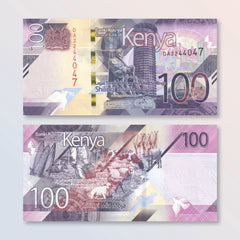 Kenya 100 Shillings, 2024, B145b, UNC