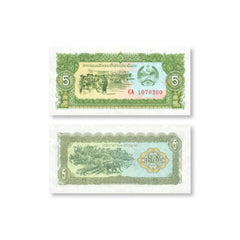 Laos 5 Kip, 1979, B502b, P26b, UNC