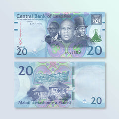 Lesotho 20 Maloti, 2024 (2025), B228b, UNC