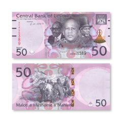 Lesotho 50 Maloti, 2024 (2025), B229b, UNC