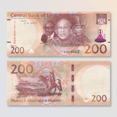 Lesotho 200 Maloti, 2024 (2025), B231b, UNC