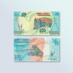 Madagascar 100 Ariary, 2017, B332a, P97, UNC