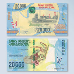 Madagascar 20,000 Ariary, 2017, B339a, P104, UNC