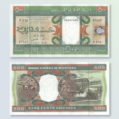 Mauritania 500 Ouguiya, 2002, B112c, P8c, UNC