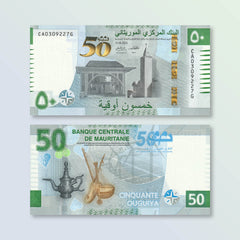 Mauritania 50 Ouguiya, 2023, B131c, UNC - Robert's World Money - World Banknotes