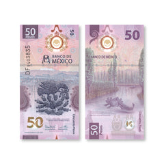 Mexico 50 Pesos, 2023, B714e, IBNS Banknote of the Year 2021