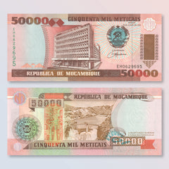 Mozambique 50,000 Meticais, 1993, B224a, P138, UNC