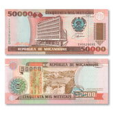 Mozambique 50,000 Meticais, 1993, B224a, P138, UNC