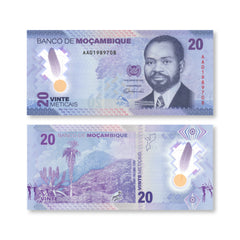 Mozambique Set: 20, 50, 100 Meticais, New 2024 Series, UNC