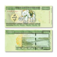 Myanmar 20,000 Kyat, 2023, B120a, UNC
