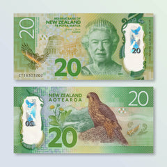 New Zealand 20 Dollars, 2016, B139a, P193, UNC - Robert's World Money - World Banknotes