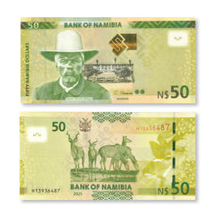 Namibia 50 Dollars, 2025, B211d, P13, UNC