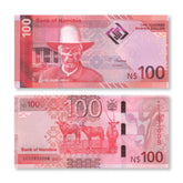 Namibia 100 Dollars, New 2025 Series, B223a, UNC