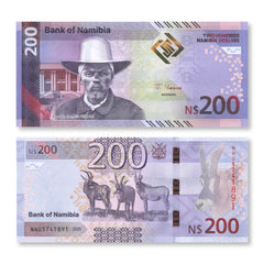 Namibia 200 Dollars, New 2025 Series, B224a, UNC