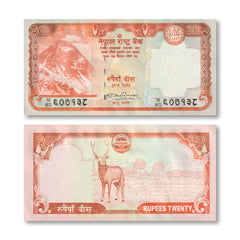 Nepal 20 Rupees, 2009, B275a, P62a, UNC