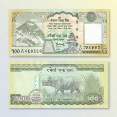 Nepal 100 Rupees, 2010, B277b, P64b, UNC