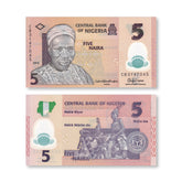 Nigeria 5 Naira, 2015, B234g, P38f, UNC