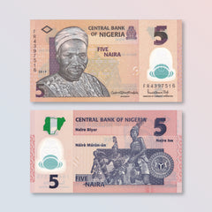 Nigeria 5 Naira, 2019, B234k, P38, UNC