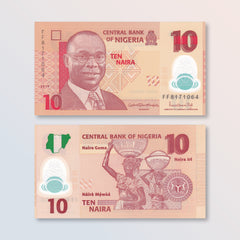 Nigeria 10 Naira, 2019, B235o, P39, UNC