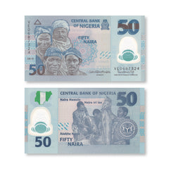 Nigeria 50 Naira, 2019, B236l, P40, UNC