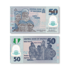 Nigeria 50 Naira, 2021, B236n, P40, UNC