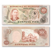 Philippines 10 Piso, 1981, Marcos Commemorative, B1026a, P167a, UNC