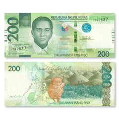 Philippines 200 Piso, 2020, Last 200 Denomination Issued, B1092a, UNC