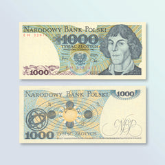 Poland 1000 Zlotych, 1982, B838c, P146c, UNC